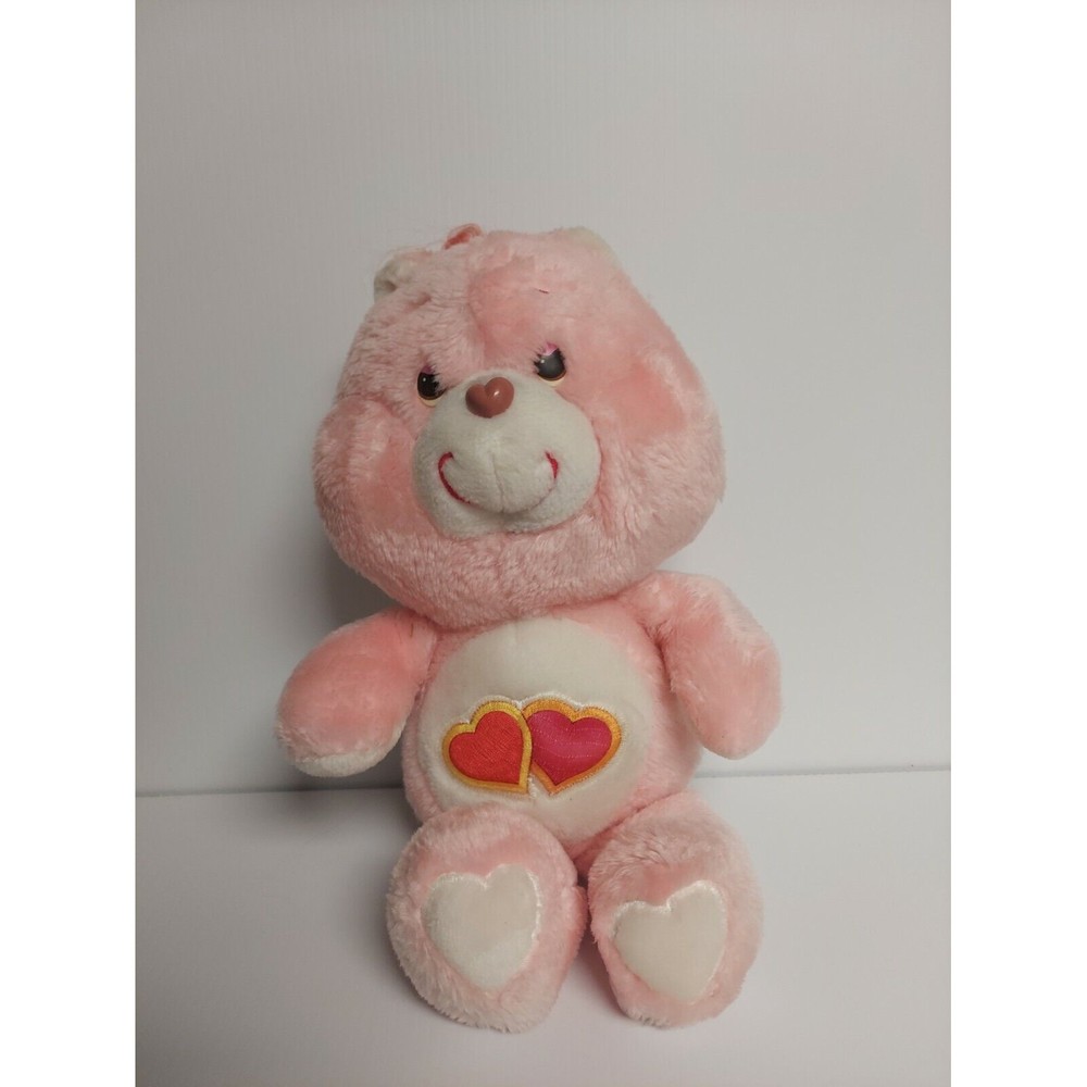Care Bears Love A Lot Pink Bear Two Hearts 12''‎ Plush Soft Lovely Stuffed Toy